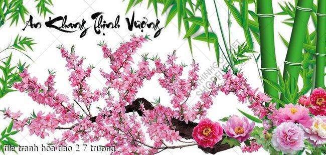 file tranh hoa dao 2 7 truong